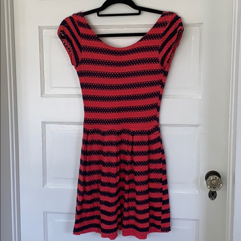 Bloomingdale’s Fit and Flare Cotton Stretch Dress